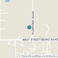 Map location of 3866 Humphrey Rd, Richfield OH 44286