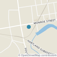 Map location of 182 Monroe St, Monroeville OH 44847