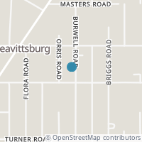 Map location of 571 Burwell Rd, Leavittsburg OH 44430