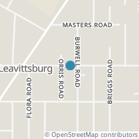 Map location of 596 Orris Rd, Leavittsburg OH 44430
