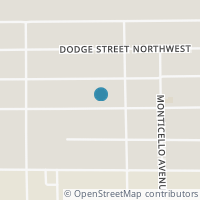 Map location of 1656 Oakdale Dr NW, Warren OH 44485