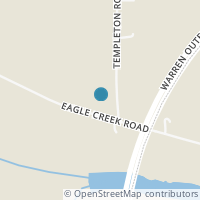 Map location of 5344 Eagle Creek Rd, Leavittsburg OH 44430