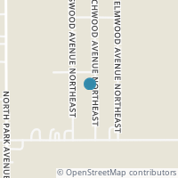 Map location of 3529 Beachwood Ave NE, Warren OH 44483