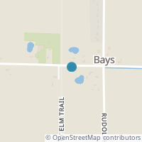 Map location of 14081 Bays Rd, Rudolph OH 43462