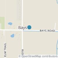 Map location of 13950 Bays Rd, Rudolph OH 43462