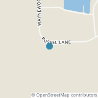 Map location of 5520 Russell Ln, Fowler OH 44418