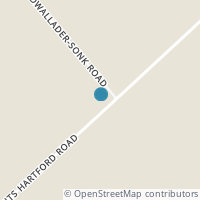 Map location of Hartford Five Points Rd, Fowler OH 44418