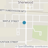 Map location of 304 S Harrison St, Sherwood OH 43556
