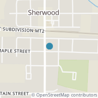 Map location of 209 S Harrison St, Sherwood OH 43556