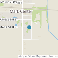 Map location of 10686 Norden St, Mark Center OH 43536