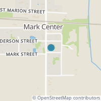 Map location of 10603 Farmer Mark Rd, Mark Center OH 43536