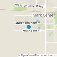 Map location of 9403 Mark St, Mark Center OH 43536