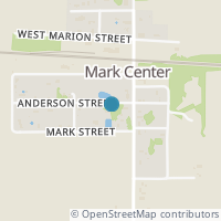 Map location of 9814 Anderson St, Mark Center OH 43536