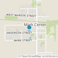 Map location of 10542 Farmer Mark Rd, Mark Center OH 43536