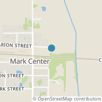 Map location of 10850 Marion St, Mark Center OH 43536