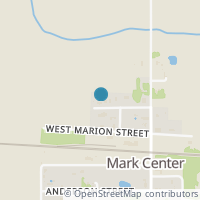 Map location of 9111 Harmoning St, Mark Center OH 43536