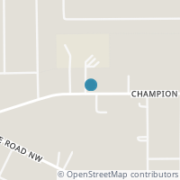 Map location of 604 Champion Ave W, Warren OH 44483