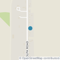 Map location of 9632 Rudolph Rd, Rudolph OH 43462