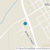 Map location of 24 Bond St, Milan OH 44846
