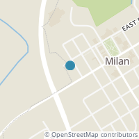 Map location of 40 Front St, Milan OH 44846
