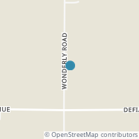 Map location of 9887 Wonderly Rd, Mark Center OH 43536
