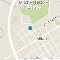 Map location of 9 Bank St, Milan OH 44846