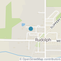 Map location of Rudolph Rd, Rudolph OH 43462