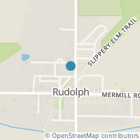 Map location of 10085 Rudolph Rd, Rudolph OH 43462