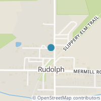 Map location of 10073 Rudolph Rd, Rudolph OH 43462