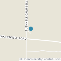 Map location of 3408 Bushnell Campbell Rd, Fowler OH 44418