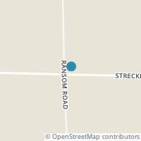 Map location of 4203 Strecker Rd, Monroeville OH 44847