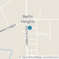 Map location of 10 South St, Berlin Heights OH 44814