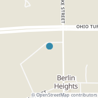 Map location of 21 Mechanic St, Berlin Heights OH 44814