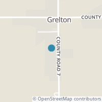 Map location of 7 E North St, Grelton OH 43534