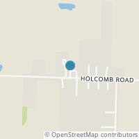 Map location of 6612 Holcomb Rd, Pemberville OH 43450