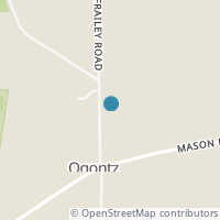 Map location of 9814 Frailey Rd, Berlin Heights OH 44814