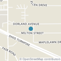 Map location of 85 Milton St, Berea OH 44017