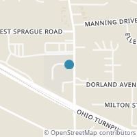 Map location of 706 Prospect St, Berea OH 44017