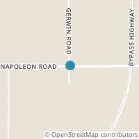 Map location of 3303 Napoleon Rd, Fremont OH 43420