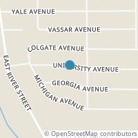 Map location of 249 University Ave, Elyria OH 44035