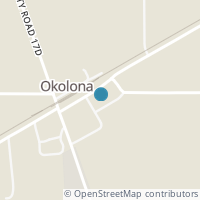 Map location of M1 County Road Z, Okolona OH 43545