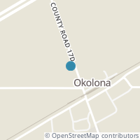Map location of N059 County Road 17D, Okolona OH 43545