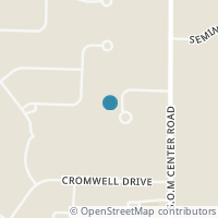 Map location of 33539 Hanover Woods Trl, Solon OH 44139