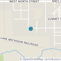 Map location of 445 W Henry St, Mc Clure OH 43534