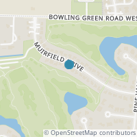 Map location of 1501 Muirfield Dr, Bowling Green OH 43402