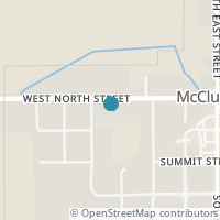 Map location of 445 W North St, Mc Clure OH 43534