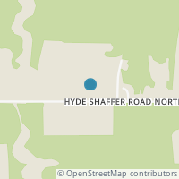 Map location of 634 Hyde Shaffer Rd, Bristolville OH 44402
