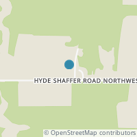 Map location of 610 Hyde Shaffer Rd, Bristolville OH 44402