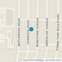Map location of 7023 Oakwood Rd, Parma Heights OH 44130