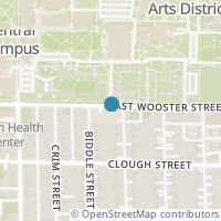 Map location of 1104 Wooster St, Bowling Green OH 43402